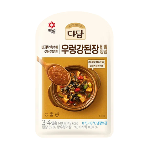 (냉장)다담 우렁비빔된장양념140x10개