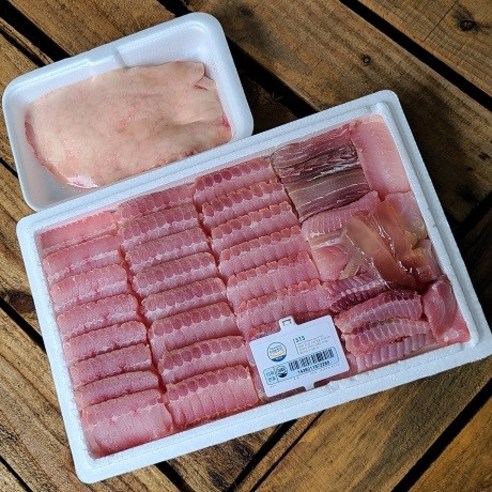 생선톡톡 흑산 홍어 500g + 홍어애, 초장, 1개, 500g 강숙성