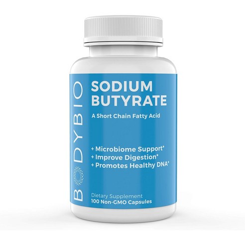 바디바이오 소디움 부티르산 100 캡슐 2팩 Bodybio Sodium Butyrate