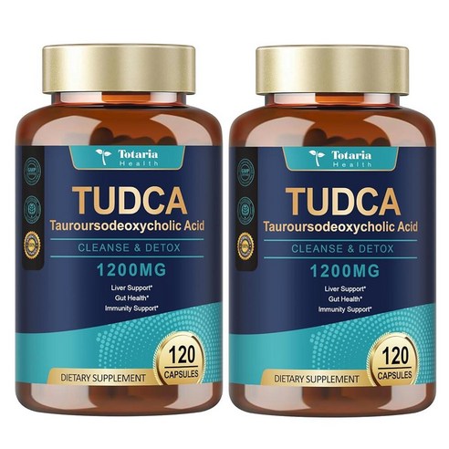 Totaria TUDCA 1200mg 타우루소데옥시콜산 120캡슐 담즙, 0.8523090462245038