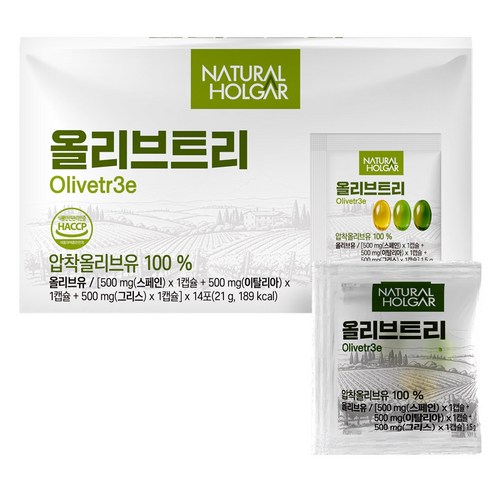 네츄럴올가 지중해 올리브오일 트리 캡슐 42캡슐