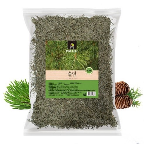 엄마애손 국내산 솔잎 500g 대용량 차 건강차 건조 건재 말린