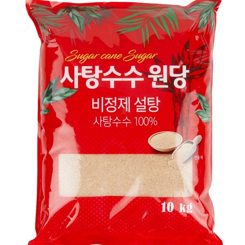 비정제원당10kg 비정제설탕 원당 사탕수수당 (슈가푸드)