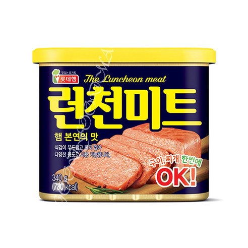 롯데햄 런천미트, 340g, 24개