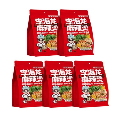 리하이롱 마라탕 중국판매1위마라탕 마라탕 밀키트 매운맛, 410g, 5개