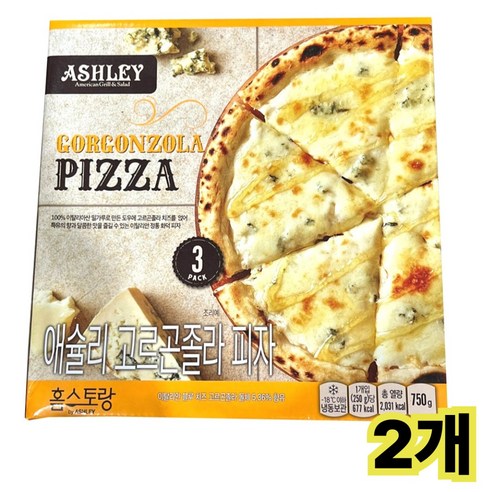 코스트코 애슐리 고르곤졸라 화덕피자 (250gx3팩)x2개 /냉동 간식 안주 야식