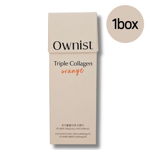 오니스트 트리플콜라겐 오렌지맛 저분자 피쉬콜라겐 4000mg
