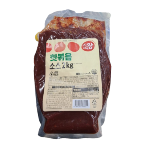 푸디스트 식자재왕 핫볶음소스, 2개, 2kg