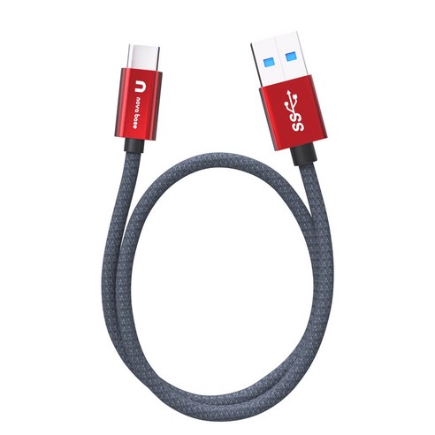 속도빠른 안드로이드오토 케이블 C타입 고속 충전 데이터 케이블 USB3.2 Gen2 A TO C, 랜덤10Gbps, 100cm, 1개