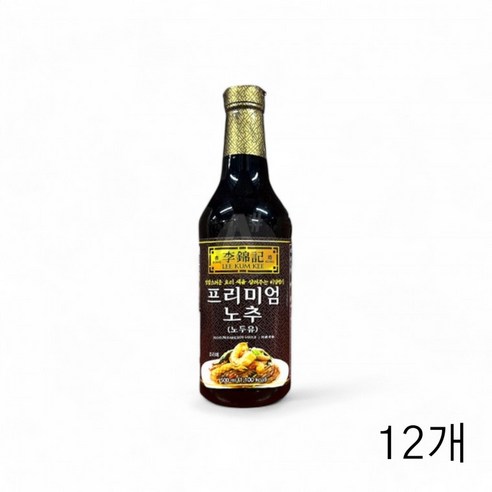이금기 프리미엄 노추 노두유 500ml X 12개 노추간장 중화간장 간장소스 홍콩간장 맛간장 소이소스 해선장, 1개, 1ml