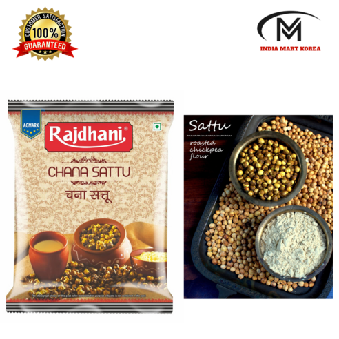 RAJDHANI CHANA SATTU 차나 사뚜 500G 1개, 500g, 1개