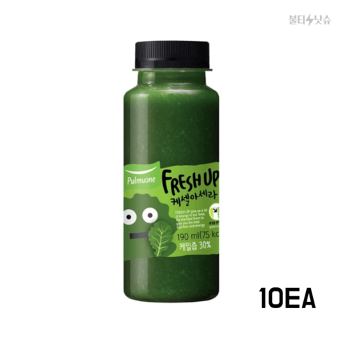 풀무원 녹즙 케셀아세라 프레시업 케일 즙 주스 190ml 10개