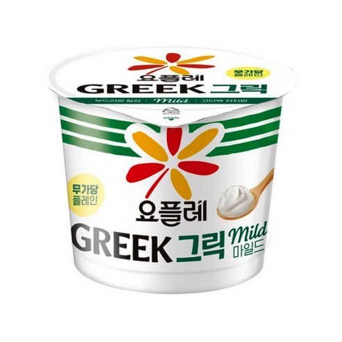 요플레 그릭 마일드, 8개, 180g