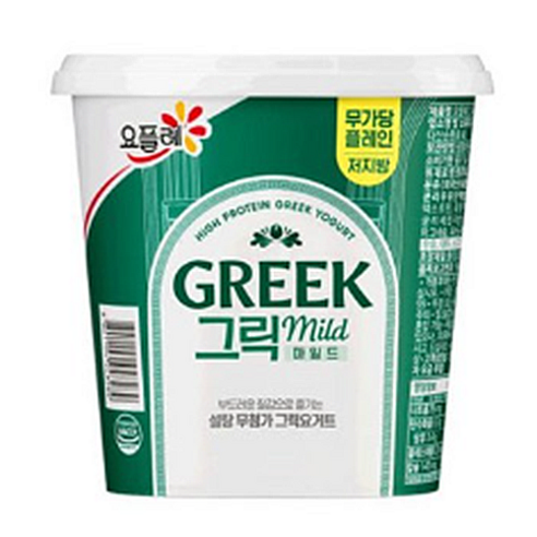 빙그레 요플레 그릭요거트 무가당 플레인