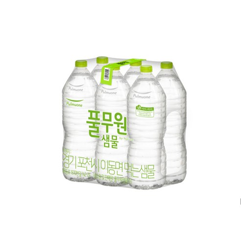 풀무원샘물 생수 무라벨