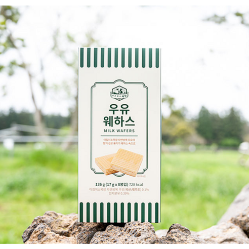 ㅇㅊㅁㅅ목장 우유웨하스(8봉입) X 5BOX 아침미소목장웨하스