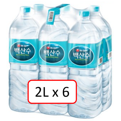 농심 백산수 2L
