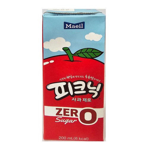 매일유업 피크닉 제로 사과