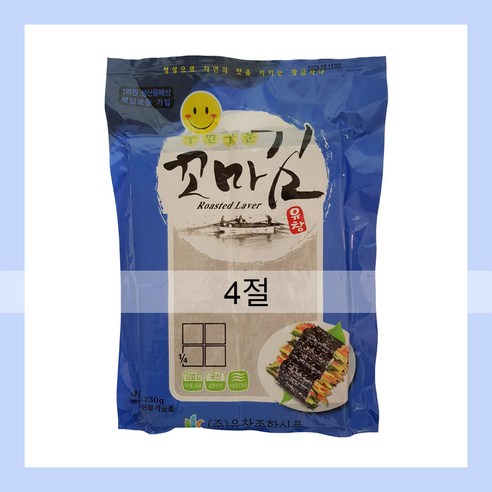 freshMe 유창 꼬마김(4절) 400매x72봉, 230g, 72개