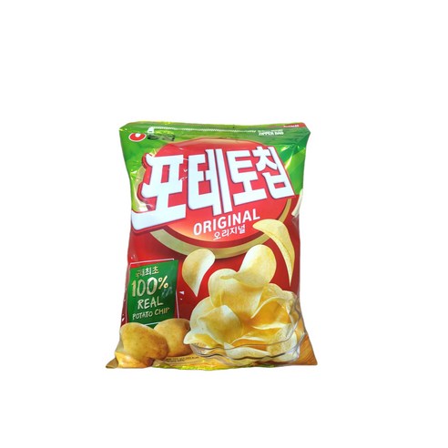 농심 포테토칩 오리지널 감자칩, 390g, 2개