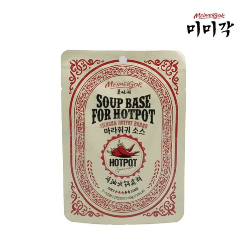 미미각 마라훠궈 소스, 3개, 110g