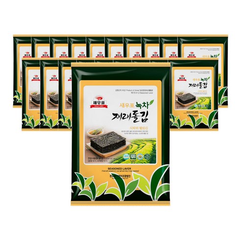 새우표 완도 녹차재래 돌김 전장