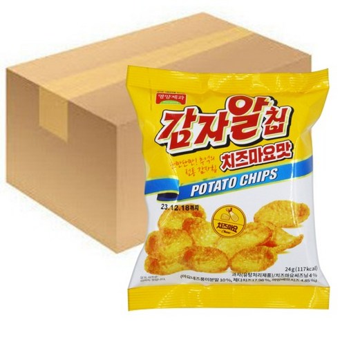 영양제과 감자알칩 치즈마요맛 24g x 40개