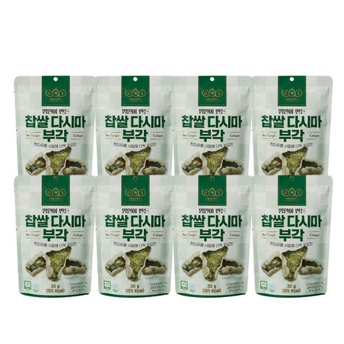 오희숙명인 찹쌀다시마부각, 30g, 8개