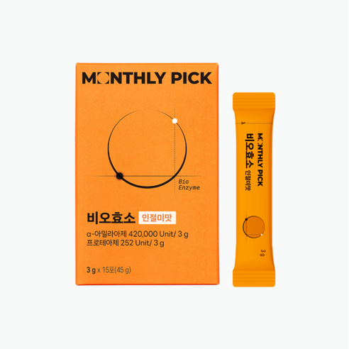 먼슬리픽 비오효소 곡물 발효 소화 효소 인절미맛