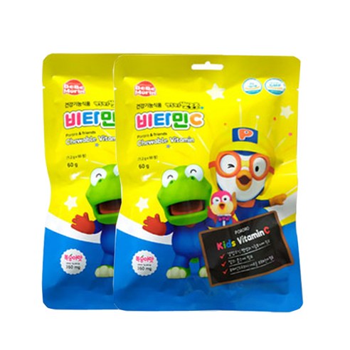 베베모린 뽀롱뽀롱 뽀로로 복숭아맛 비타민C