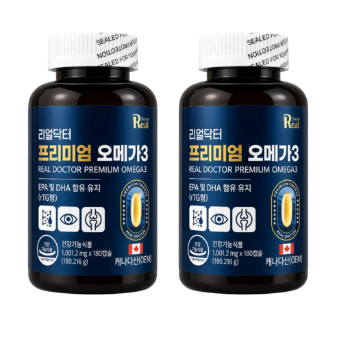 리얼닥터 캐나다산 프리미엄 오메가3 대용량