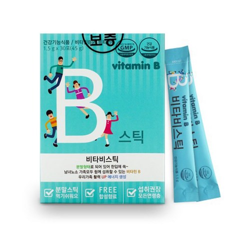 비타민B 스틱 비타민 비타민B군 피로회복제 1개월분