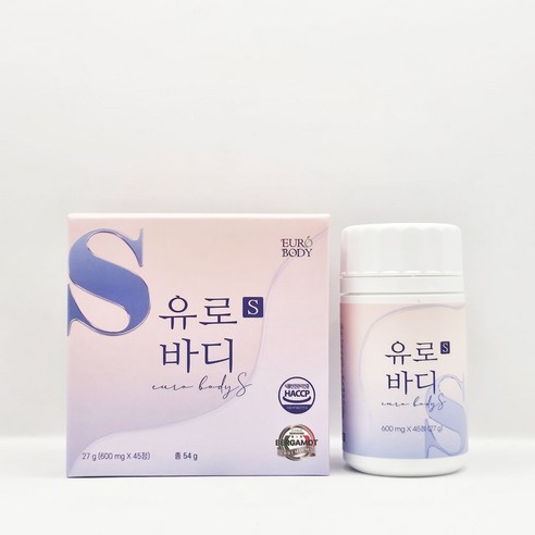유로바디S 2통 베르가못 아티초크 600mg X2 대용량 [당일출고]
