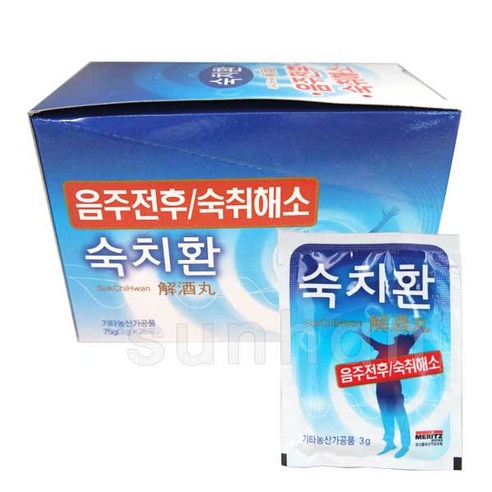 숙치환 3g 숙취해소환 숙취환 헛개나무 컨디션 회복