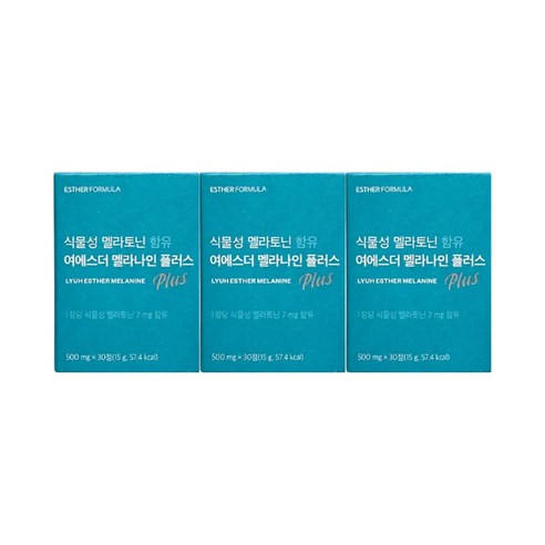 에스더포뮬러 닥터에스더 멜라나인 숙면유도 식물성 멜라토닌 30정 3박스, 3개, 30정
