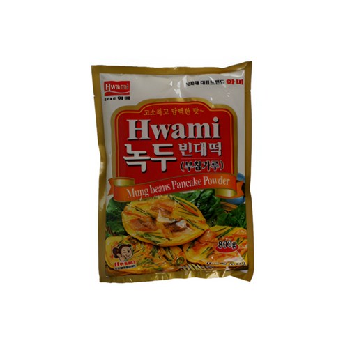 화미 녹두빈대떡가루, 800g, 3개