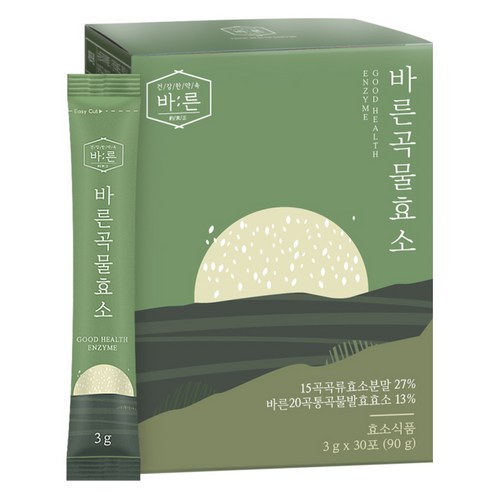 건강한약속바른 곡물효소 누룽지맛 30포