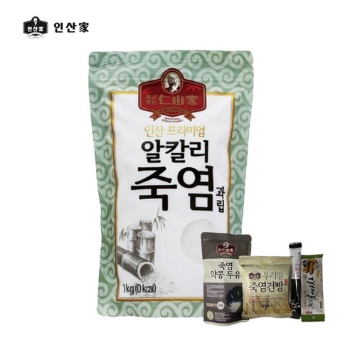 인산가 프리미엄 알칼리 죽염 과립 1Kg+흑삼 담은 블랙 흑삼크런치(10g) 2개