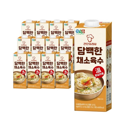 정식품 담백한 채소육수 950mlx12팩