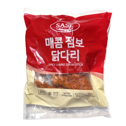 지케이푸드 사세 매콤 점보 닭다리 매콤한치킨 매콤한닭다리 스파이시치킨