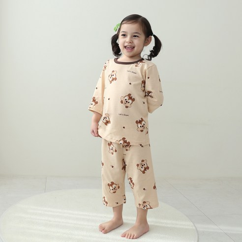 잼베이비 7부 데일리 유아실내복
