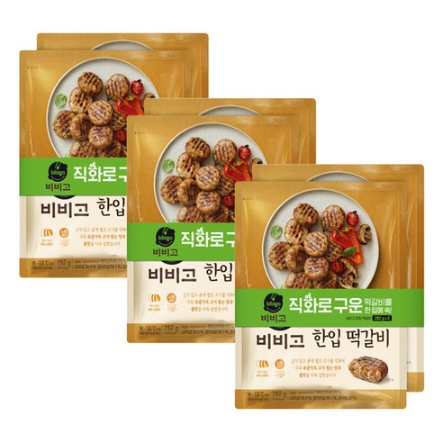비비고 한입떡갈비, 282g, 6개