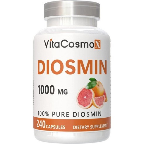 비타코스모엑스 디오스민 1000mg Diosmin 캡슐 240정