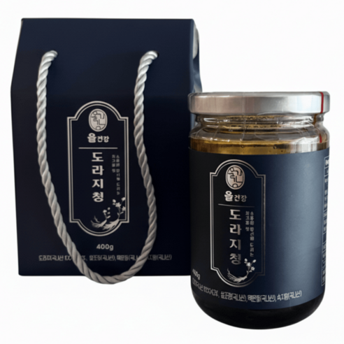 [올건강] 도라지청 약도라지청 국산 400g, 400g, 3개