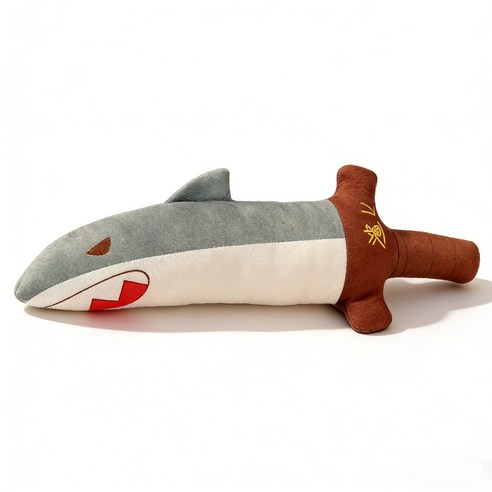 휘뚜마뚜 귀엽고 재밌는 장난감 상어 칼 검 봉제 인형 50cm, 1개, 죠스컬러, 50cm