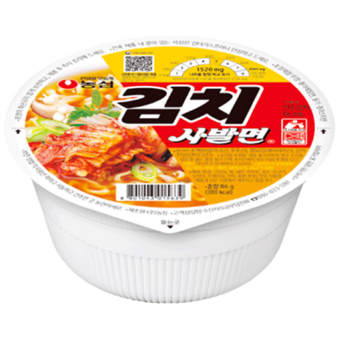 김치사발면 소컵 86g