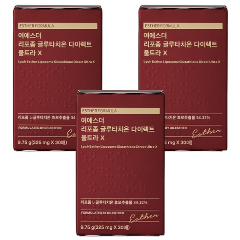 여에스더 리포좀 글루타치온 다이렉트 울트라 X (순도 90%, 리포좀글루타치온 필름)