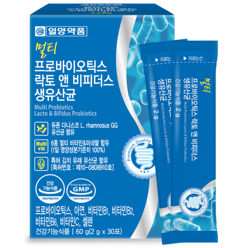 일양약품 멀티 프로바이오틱스 락토 앤 비피더스 L 람노서스 GG 생유산균 30p