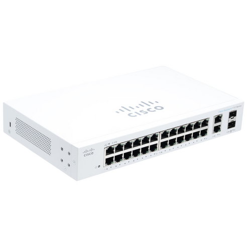 시스코 CISCO CBS110-24T-EU 24포트 허브 2SFP 콤보 기가비트 스위칭허브 인터넷 허브, CBS110-24T-EU