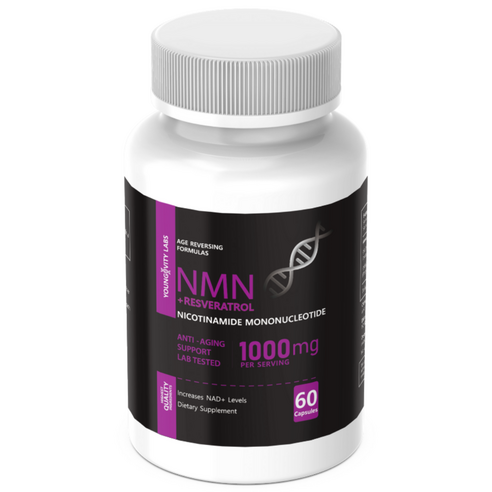 영제비티랩스 NMN + 레스베라트롤 1000mg 60캡슐 1병